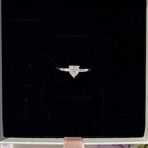 Pandora Sparkling Heart Solitaire Ring